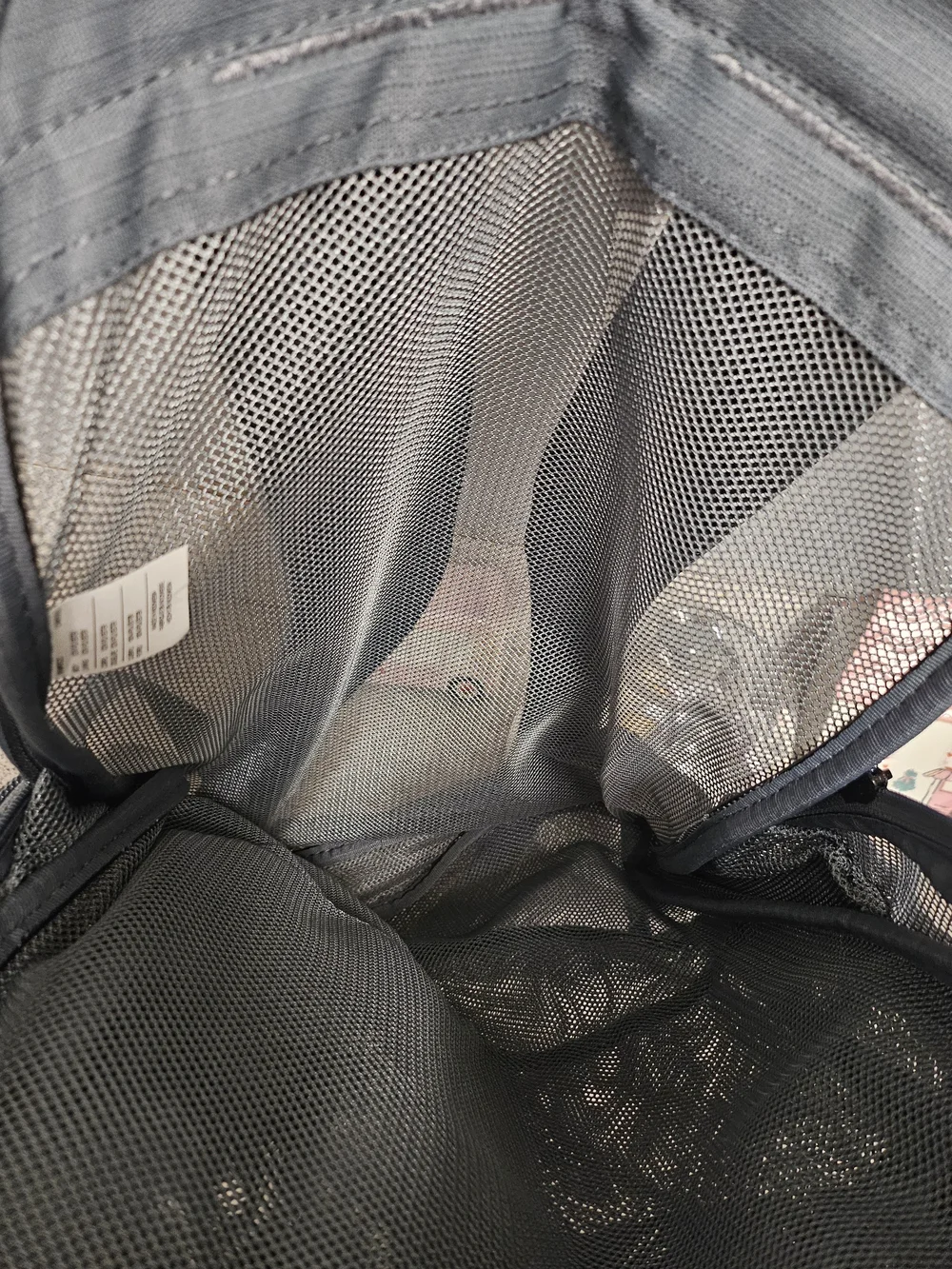 Nike Men's Gray Mesh Backpack - Casual Everyday Bag